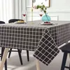 Table Cloth Tablecloth Rectangular Satin Washable Polyester Stain Resistant Cloth-QX30