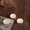 Candle Holders 50PCS Tea Light Candles For Romantic Round Love Wedding Home Party Festival Decor 4 Hour Burn Time