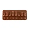 Moules de cuisson Fondant Cake Bishop Chocolate International Chess Tray Silicone Moule Chariot