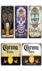 2021 Новый Corona Extra Beer Poster Cover Decor Decor Metal Знак винтажный барь