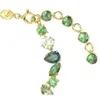 Designer swarovskis bijoux shi jia 1 1 assortir le vert fluide bracelet coloré