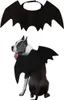 Psa odzież Pet Cat Bat Wings Halloween Cosplay Bats Costume Pets Ubrania dla kotów Kittak Puppy Małe średnie duże psy A972713179