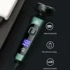 SHAVERS 4 I 1 Electric Shaver LCD Digital Display Threehead Floating Razor Rechargeble Green Smart Razor Waterproof Shaver Clipper