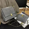 Torba duża crossbody vintage 2024 Wysokiej jakości płótno designerskie torebki pojemność łańcucha łańcucha posłańca na ramię