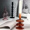 Держатели свечей северной держатель стиль столовый стол стеклянный декор винтажный эстетическая люстра Bougeoir Evest