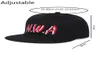 New arrival NWA embroidery mens baseball cap flat brim hiphop hat adjustable snapback hat womens baseball hat4697098