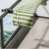Hängare vikbara klädställ Hållbara väggmonterade aluminiumtorkningsfönsterhängare organisation