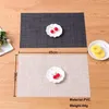 Table Mats 2PCS Placemats Kitchen Dinning Coasters Place Non-slip Dish Bowl Holder Pad Heat Stain Resistant Decorative Mat