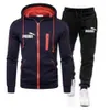 Amazon cross-border cardigan jacket Spring and Autumn men's zipper plus fleece sports hoodie suit men's casual hoodie