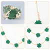 Decoratieve beeldjes Bead Garland Wood Kralen String St Patrick's Day