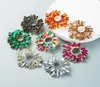 Crystal Rhinestone Studs örhängen gåva lyxiga mode metall kvinnor kreativa populära färgglada örhänge bröllop street party bohemiska oregelbundna smycken8171472