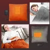 Blankets Electric Blanket Throw Heating Pillow Reusable Soft Warming Plush Lap For Living Room Bedroom