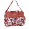 Sac à bandouliers Femmes Cross Cross Bag Trawing Storage Sac Messe pour les dames pour 2024 Mommy Messenger bébé floral