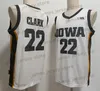 2024 Final Four 4 Jersey Iowa Hawkeyes Basketball NCAA College # 22 Caitlin Clark en stock