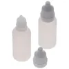 Bouteilles de rangement 50 pcs huile essentielle liquide rechargeable 15 ml de gouttes comprises en plastique comprimées