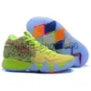 2024 avec logo original Kyrie Men Basketball Chaussures 4s Égalité Confetti chevilles Halloween Bhm Mamba Bleu clair 2023 MAN TRACHERS SAUTHERS Taille 40 - 46