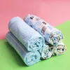 Filtar 4st/Lot Cotton Muslin Diapers Baby Swaddle Född filt Inform Wrap Soft Children's Diaper