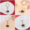 Geschenkwikkeling 10 pc's afstudeerseizoen Geschenken Keyring FOB Decoraties ketens sleutelhanger hangende ornament zinklegeringszak student