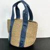 Diseñador de bolsas de playa Chl LaFiCeegrasss Bolsas de playa tejidas Gran capacidad Bolsa de vacaciones tejidas Bolso de hombro para mujer Molcos de lujo de verano