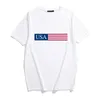 Women's T Shirts Harajuku Summer Women T-shirts Casual USA Flag Printed Tops Tee Female Shirt Short Sleeve Aesthetic Streetwear T-shirt