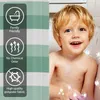 Duş Perdeleri Perde Su Geçirmez Polyester Banyo 71x71 İnç 12 Metal Asma Halkaları ile Hızlı Kurucu Waffle