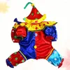 Vêtements pour chiens Costumes de vêtements en forme de clown Costumes Halloween Costumes à quatre pattes à capuche Sweats de vêtements habillés Pyjama