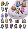 Anime charms grossist barndomsminnen vänner leksaker roliga present tecknad charms sko tillbehör pvc dekoration spänne mjuka gummi charms snabbt fartyg9040600