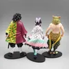 Anime manga kimetsu no yaiba figura agatsuma zenitsu estatueta tanjirou nezuko anime demon ação figura PVC Modelo