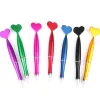 Pens 20pcs Heart Rotary BallPoint Pen Penna Penne Penne Penne Penne Studente Ballpoint Pen Stullo Funzionalità