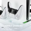 PS5 PS5 Stand vertical VR Carregamento da estação de carregamento 2 Base de fone de ouvido de refrigeração 2 para PlayStation 5 VR Acessórios para console