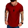 Camicia a maniche corte streetwear hip hop estate maglietta da uomo a lunghezza cornice tshirt fitness tshirt slip divertente t-shirt plus size m-3xl 240403