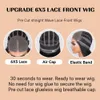 Wear and Go Human Hair Wig 6x5 Hd Lace Frontal Cuticle Aligned Hair Indian Lace Wigs, Thin HD Lace Frontal Wigs for Black Women