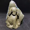 Decoratieve beeldjes natuurlijke hoogwaardige kristallen stenen honden snijwartscluster voor bureau decoratie cadeau