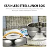 Dinware Roestvrij stalen containers Thermal Lunch Box Office Non-Magnetic Case Outdoor Bento School Bowl Kind