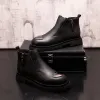 Boots diseñador para hombres blancos zapatos de confort casuales altos topes de tendencia de tendencia de tendencias de metel botas de ocio