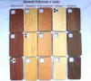 Echte houten telefoonhoesjes voor Ipone 12 11 Pro Max XR XR XS 7 8Plus Nature Wooden Bamboo Case met Soft TPU ShockProof4252546