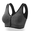 Camisoles & Tanks Front Zipper High Stretch Breathable Sports Bra Top Fitness Women Shockproof Sport For Running Yoga Gym Seamless Crop