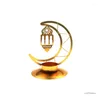 Kandelaars Arabische stijl Smeedijzeren houder Golden Wedding Holiday Party Decoratie