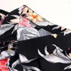 Men's Casual Shirts Fashion Print Shirt Spring Autumn Long Sleeve Button For Men Business Floral Plus Size 6XL 7XL