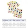 Kleidungsstücke Kinder Home Nachtwäsche Sommer Kurzarm Pyjamas Baby T-Shirt Shorts Baumwollanzug Cartoon Jungen Mädchen zweiteilige Kleidung