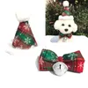 Dog Apparel Creative Pet Cat Christmas Hat Bow Tie Funky Xmas Party Decoration