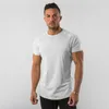 Summer Men Short Sleeve 95%cotton T Shirt For Tess Gym Wear Sports