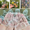 Gift Wrap 30Pcs Handmade DIY Transparent Dried Flower Herbarium Bookmarks Page Clips Reading Mark Glassware Shape Sticker