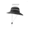 Beretten UV Beschermende hoed vrouwen opvouwbare waterdichte zon buiten wandelen camping druppel