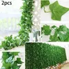 Dekorativa blommor 2st Artificial Hanging Plant Greenery Vine Leaf Garland Fake Faux Home Wedding Birthday Party Favors Decorations