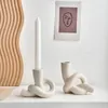 キャンドルホルダーキャンドルスティック装飾品wabi-sabiウィンドクリーム芸術ホルダー家庭用リビングルームベッドルームテーブルロマンチック