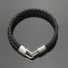 Großhandel Modeschmuck, V -Lock -Doppel -Lederarmband, Damen gewebtes Multikolon -Leder -Seilarmband