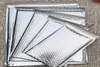 5 Größen 40pcs Silber gepolsterte Umschlag Metallic Bubble Mailer Aluminium Foliengeschenkbeutel Verpackung Wrap2400426