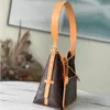 Kvinnors toppnivå Replikationsdesigner Tote Bag Carryall PM High-end axelhandväskor M46203 Pures Demin Bag med en liten plånbok