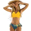 Sexy Bikini 2024 Tankini Set Push Up Lady Femmes Solide Sweetwear Washings Vêtement